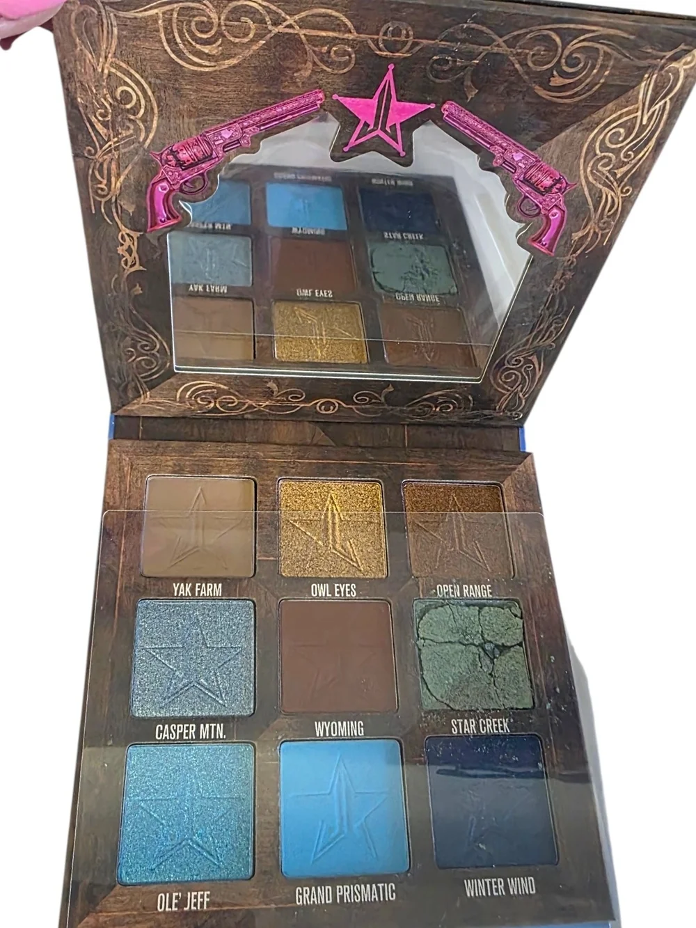 Jeffree Star Cosmetics Star Ranch Eyeshadow Palette Rare Blue Western Palette